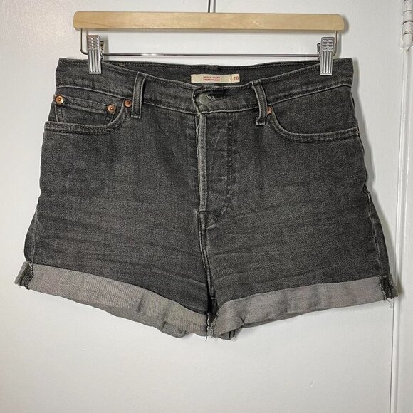 LEVI’S WEDGIE FIT SHORTS SIZE 28 - Picture 4 of 6